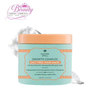 Nature Spell Growth Complex Salt-Free Hair Mask 13.52oz | Strength & Shine