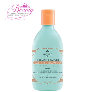 Nature Spell Growth Complex Shampoo 300ml | Salt-Free, Hair Strength & Volume