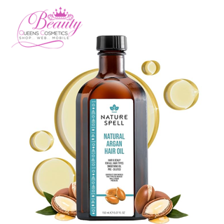 Nature Spell Natural Argan Oil 150ml | Nourish Hair, Skin & Scalp Naturally & Ethically