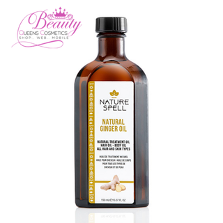 Nature Spell Natural Ginger Oil 150ml | Hair Growth & Skin Relief