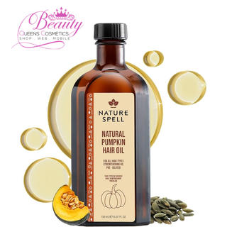 Nature Spell Natural Pumpkin Oil 150ml | Hair Growth & Skin Hydration