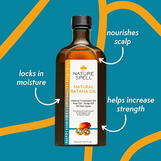 nature spell natural batana hair oil 150ml for deep repair strengthening hydration and healthy hair growth all hair types