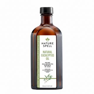 nature spell natural eucalyptus oil 150ml for scalp cleansing cooling hair care skin purification and refreshment all hair skin types