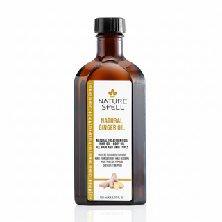 nature spell natural ginger oil 150ml for hair scalp nourishment strengthening hydration and healthy growth all hair skin types