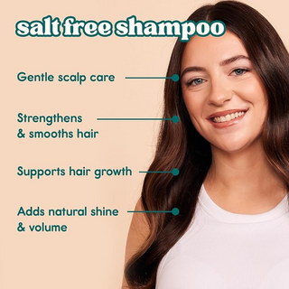 nature spell growth complex salt free shampoo 300ml for hair strength volume boost and healthy fuller hair