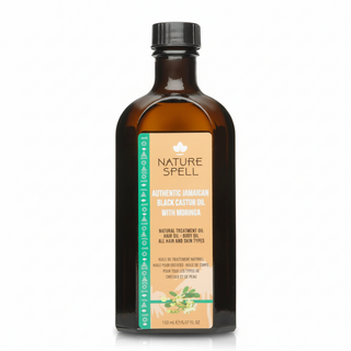 nature spell jamaican black castor oil with moringa 150ml for hair growth strengthening scalp nourishment hydration all hair types