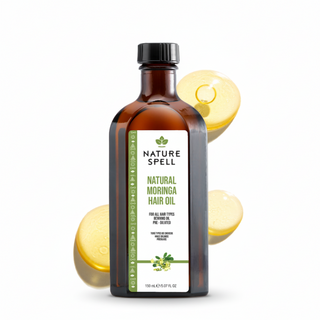 nature spell natural moringa oil 150ml for hair and skin nourishment strengthening hydration shine all hair skin types