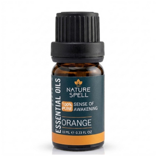 nature spell orange essential oil 10ml sense of awakening citrus aromatherapy mood boosting wellness oil
