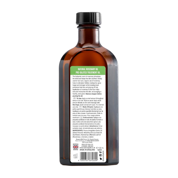 Nature Spell Rosemary Oil 150ml | Hair Growth, Scalp Care & Strength Oil