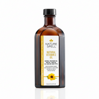 nature spell natural vitamin e oil 150ml for hair and skin nourishment repair hydration and shine all hair skin types