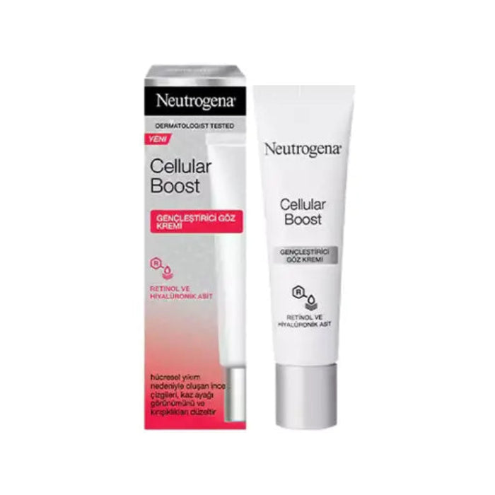 neutrogena cellular boost eye cream 15ml for dark circles puffiness hydration smooth bright eyes