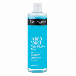 Neutrogena hydro boost triple micellar water 400ml hydrating makeup remover gentle cleansing water for soft skin