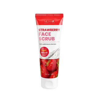 Nicka K strawberry face scrub SRFA02 100ml exfoliating brightening skin care scrub