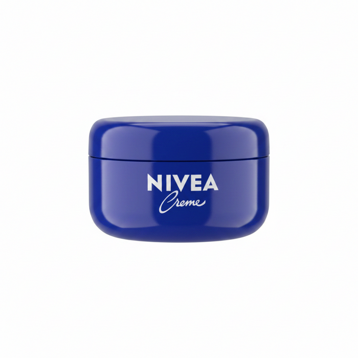nivea creme 50ml original blue tin moisturising cream for dry skin face body hands intensive hydration soft smooth skin
