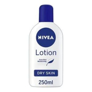 nivea extra rich moisturising lotion 250ml for dry skin deep hydration soft smooth nourished skin care