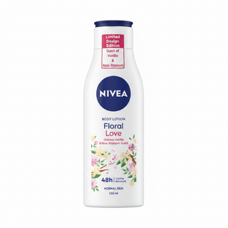 nivea floral love body lotion 250ml floral fragrance hydrating soft smooth skin care non greasy lightweight lotion
