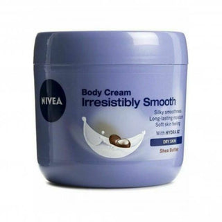 nivea irresistibly smooth body cream 400ml deep moisture serum shea butter for dry skin soft smooth hydrated skin care 