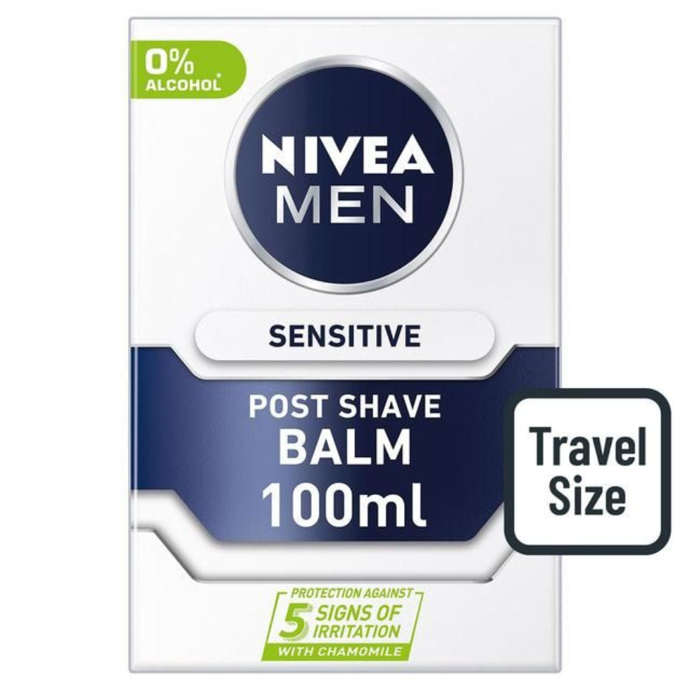 nivea men sensitive post shave balm 100ml soothing razor burn relief hydration for sensitive skin calm smooth after shave care