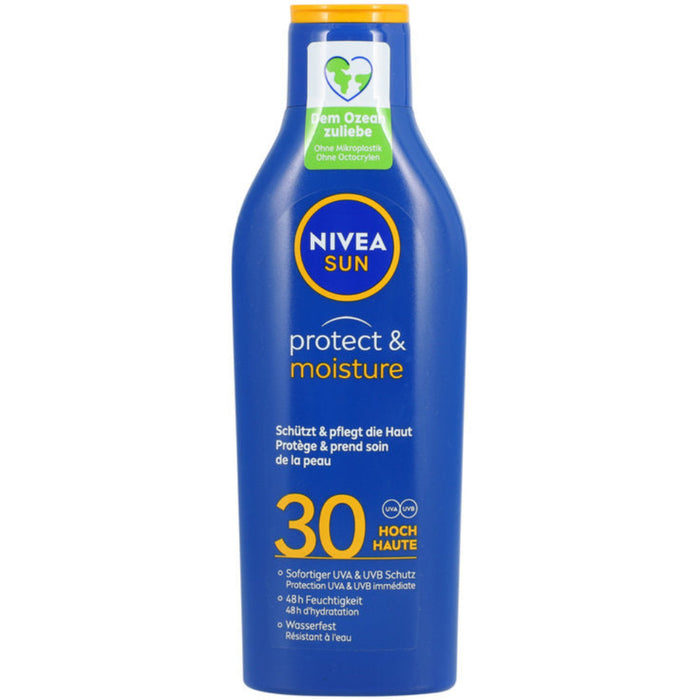 nivea protect moisture lotion spf30 hydrating sunscreen uv protection smooth soft skin