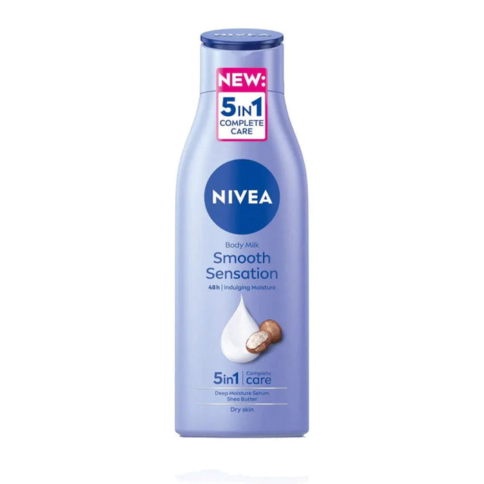 nivea smooth sensation body lotion shea butter 400ml deep moisture dry skin care soft smooth hydrated skin non greasy lotion