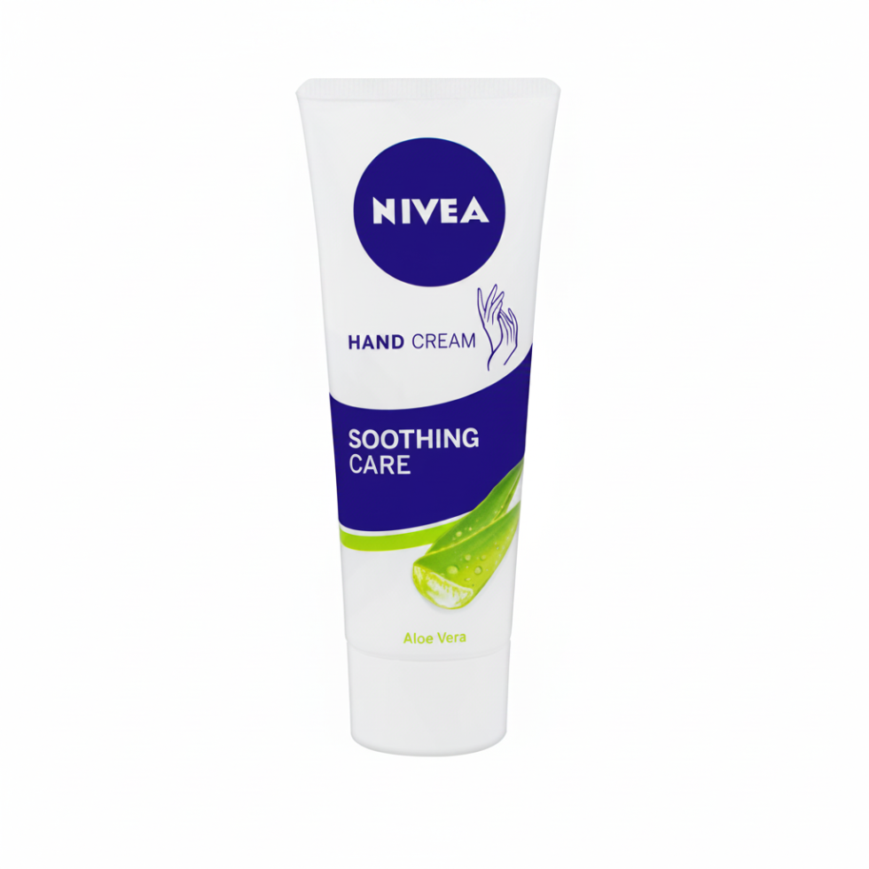 nivea soothing care hand cream aloe vera 75ml hydrating dry hands soft smooth non greasy skin care formula