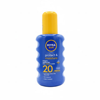 nivea sun protect moisture spray spf20 200ml medium uv protection hydrating sunscreen