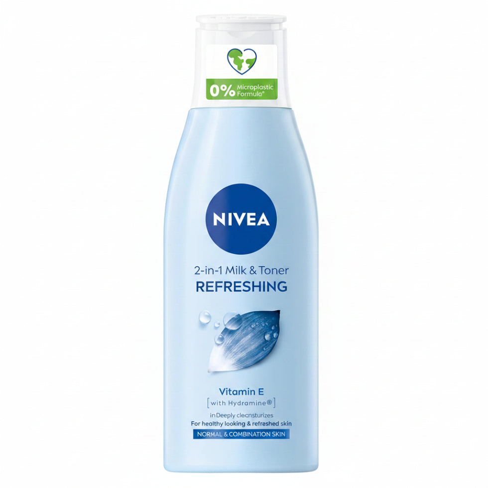 Nivea Visage Daily Essentials cleanser and toner 200ml gentle face cleansing and toning care