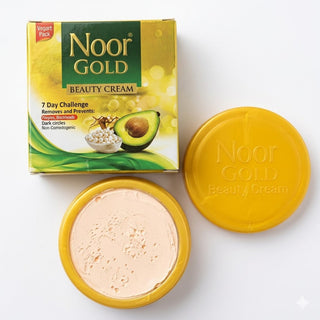 noor gold beauty cream avocado and aloe vera 7 day 20g for moisturized nourished and smoother looking skin care with natural extracts