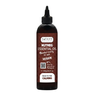 nutmeg essential oil 250ml warm spicy aromatherapy stress relief muscle comfort oil