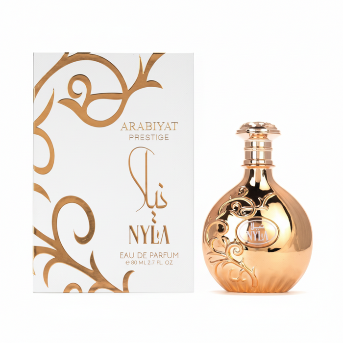 Nyla EDP by Arabiyat Prestige 100ml luxurious floral coconut perfume for women with creamy sweet and musky notes