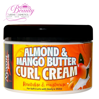 Nyxon Almond & Mango Butter Curl Cream 300ml- Hydrate & Define Curly Hair