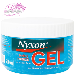 Nyxon Styling Freeze Gel 500ml- Extreme Hold Hair Gel for All Hair Types