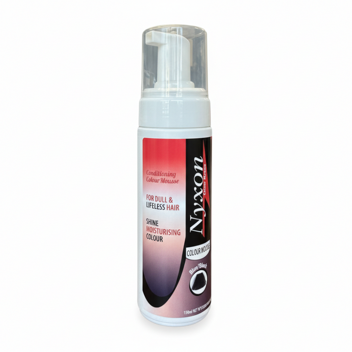 Nyxon Colour Mousse Blue Black 140g | Temporary Hair Color Foam