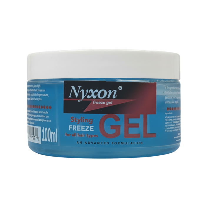 Nyxon styling freeze gel 100ml strong hold control shine frizz free hair styling