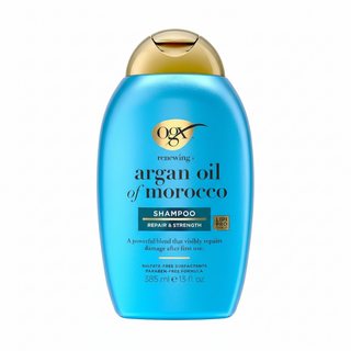 ogx argan oil of morocco shampoo 385ml repair hydrate dry hair nourishing shine smoothing shampoo for damaged hair care