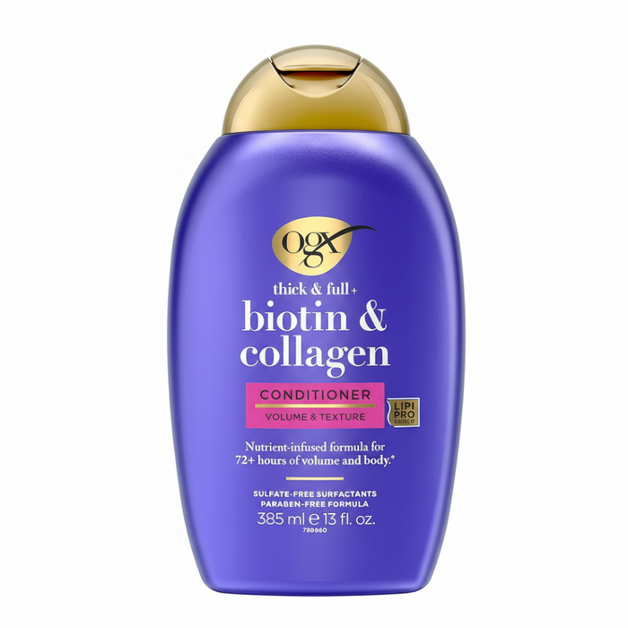 OGX Biotin & Collagen Conditioner 385ml | Thick Volumizing Hair Care