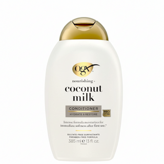 ogx coconut milk conditioner 385ml hydrate restore strengthen dry hair moisturizing smooth shiny hair care conditioner
