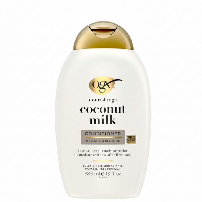OGX Coconut Milk Conditioner 385ml | Hydrate Restore Strengthen Dry Hair Care