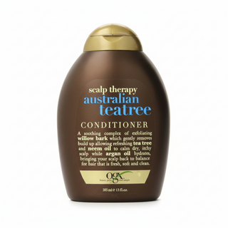ogx scalp therapy australian tea tree conditioner 385ml soothing scalp care hydrating conditioner reduces dryness refreshes scalp hair care