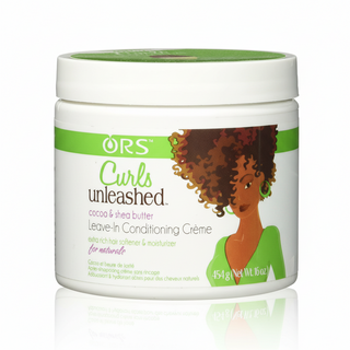 ORS Curls Unleashed Cocoa & Shea Butter Leave-In Conditioning Creme 454g | Soft & Manageable Curls
