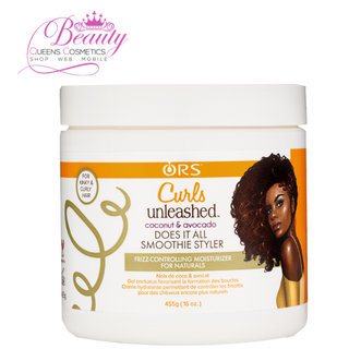 ORS Curls Unleashed Coconut & Avocado Does It All Smoothie Styler 567g | Define Curls