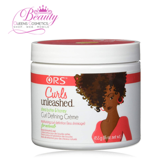ORS Curls Unleashed Shea Butter & Honey Curl Defining Creme 453g | Soft & Defined Curls