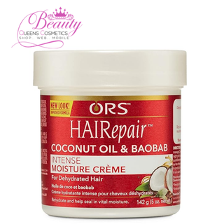 ORS Hairepair Coconut Oil & Baobab Intense Moisture Creme 142g | Hydrate & Repair Hair