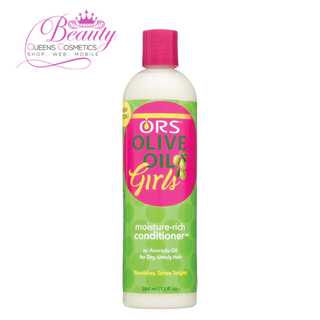 ORS Olive Oil Girls Moisture-Rich Conditioner 384ml | Avocado Oil For Dry, Unruly Hair