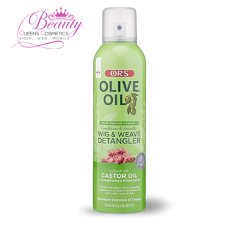 ORS Olive Oil Wig & Weave Detangler Infused with Castor Oil 216ml | Smooth & Condition