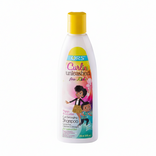 ors curlies unleashed kids shampoo 236ml gentle tear free for cleansing and detangling curly hair