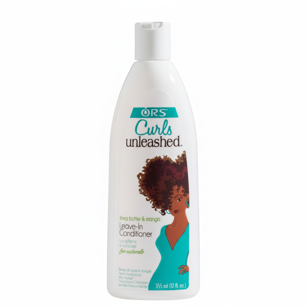 ors curls unleashed shea butter mango leave in conditioner for deep moisture soft frizz free shiny curls
