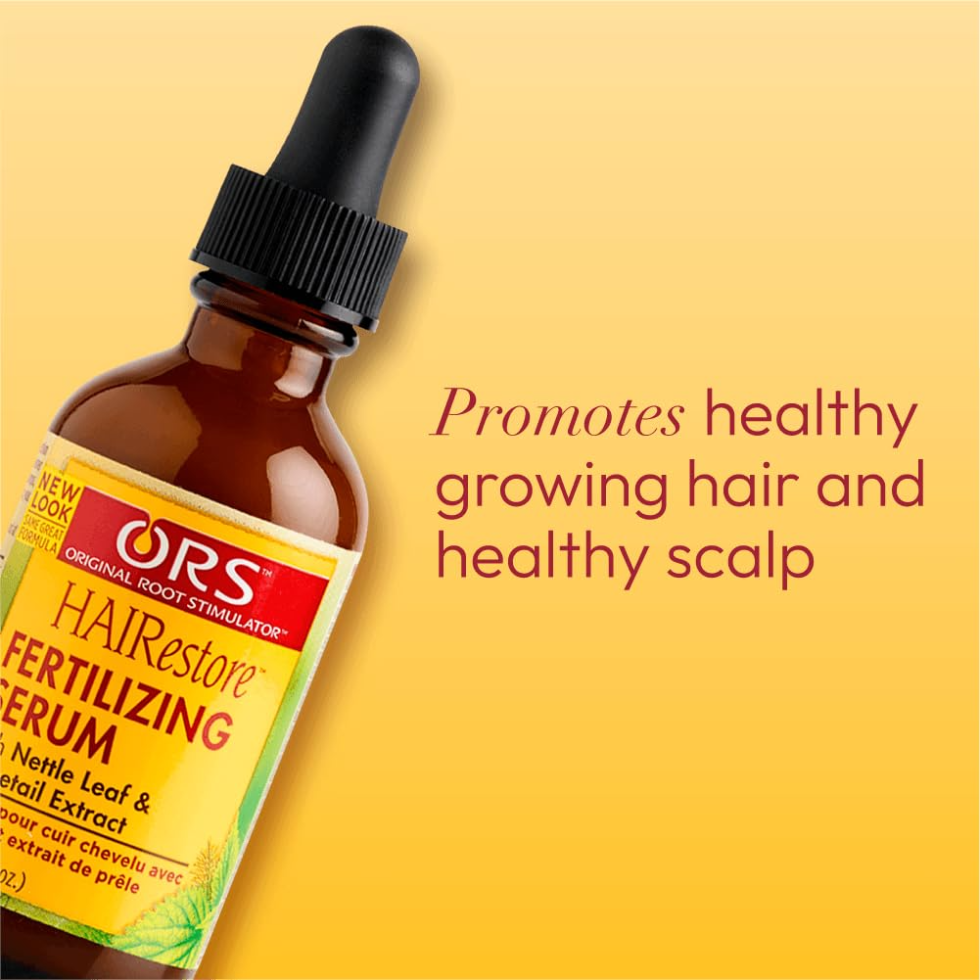 ors hairestore fertilizing serum for scalp stimulation stronger fuller healthy hair growth support