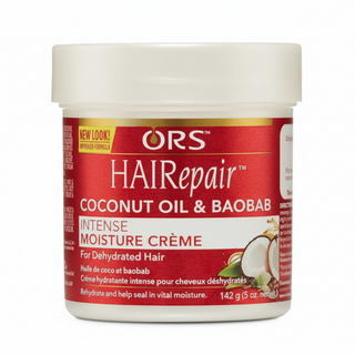 ors hairrepair coconut baobab moisture creme 142g for hydrating repairing and softening dry damaged hair
