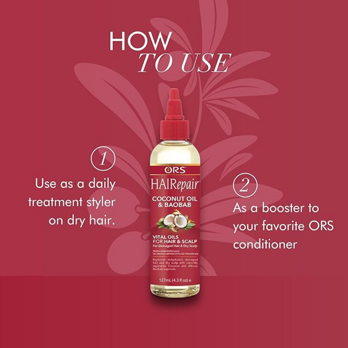 ORS HAIRrepair Coconut Baobab Vital Oils 127ml | Hydrate Strengthen Shine